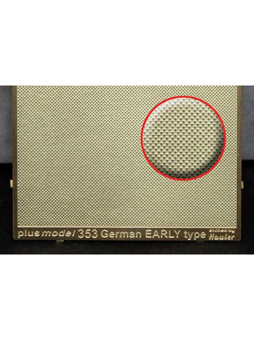Plus Model - Engraved plate - German Early