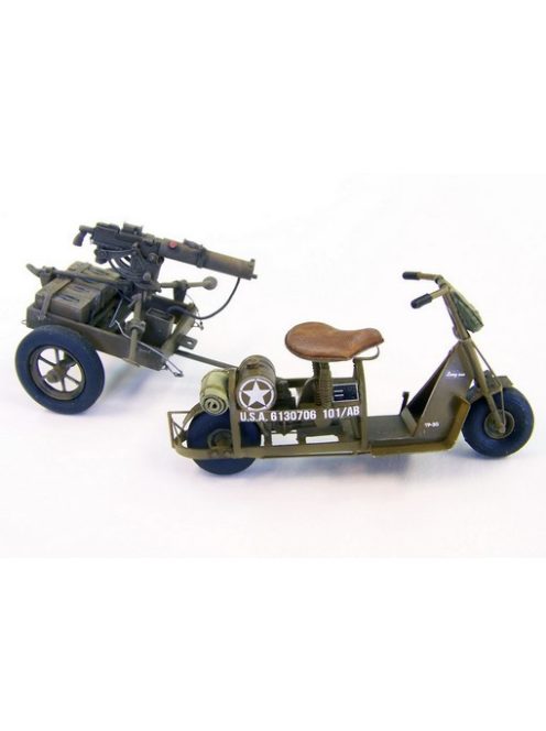 Plus Model - U.S. airborne scooter with machine gun