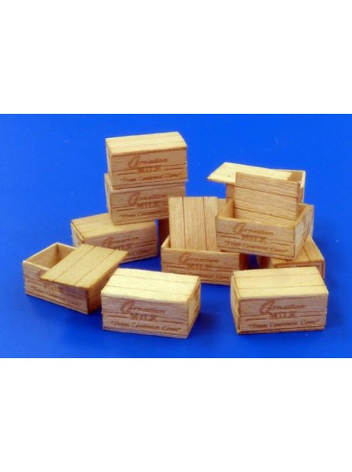 Plus Model - U.S.Wooden crates for condensed milk