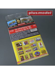 Plus model - Tin advertising sign Germany