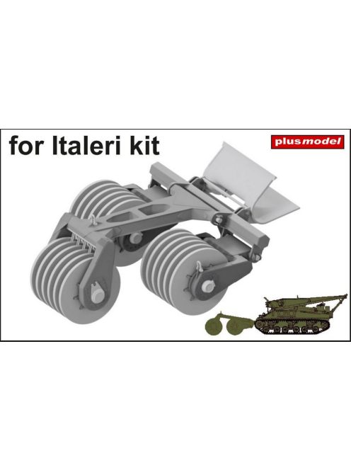 Plus model - T1E1 US Mine exploder for Sherman – Italeri