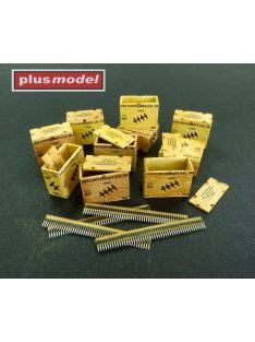   Plus model - US ammunition boxes with belts of charges 82. Division ''All American'' - Panzerdivision ''L