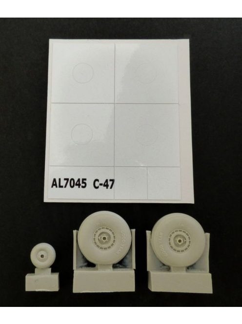 Plus model - C-47 Skytrain wheels without cover