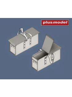 Plus model - Machine gun Vickers ammunition boxes WWII