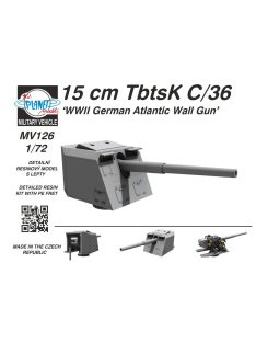  Planet Models - 15 cm TbtsK C/36 WWII German Atlantic Wall Gun