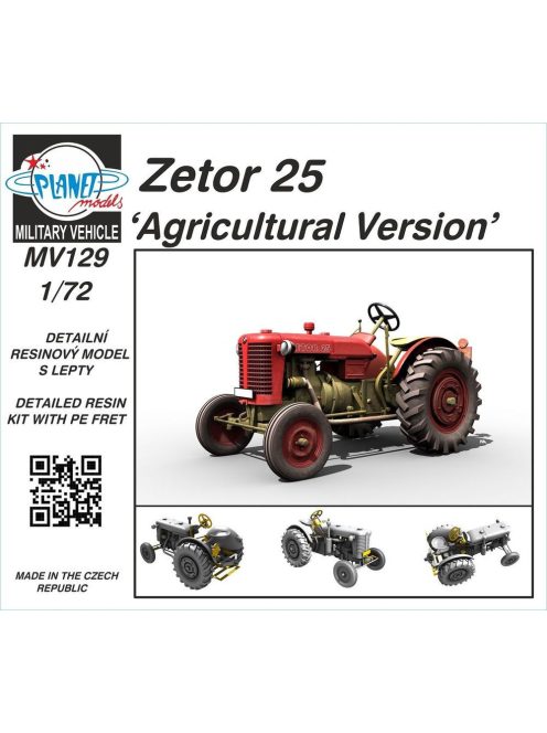 Planet Models - Zetor 25 Agricultural Version