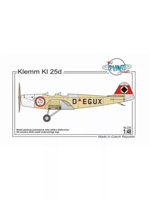 Planet Models - Klemm Kl 25d