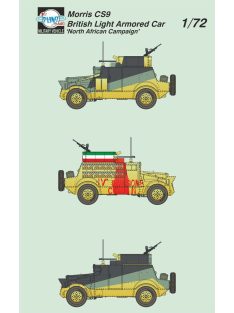   Planet Models - Morris CS9 British Light Armored Car ‘North African Campaign’1/72
