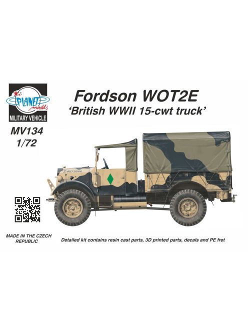 Planet Models - Fordson WOT2 E (15CWT) ‘Wooden Cargo Bed’ 1/72