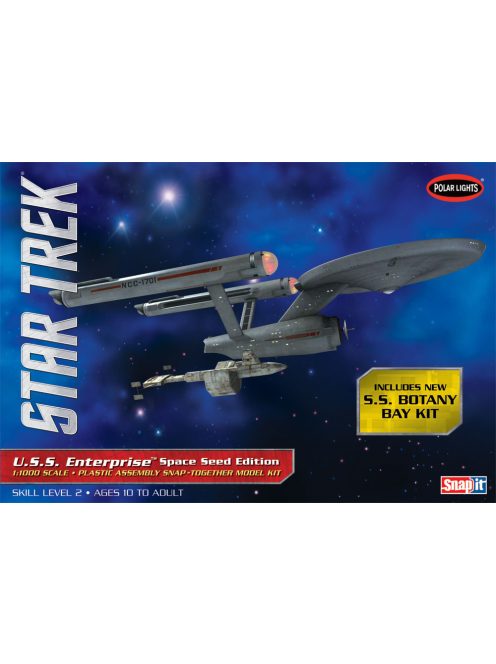 Polar Lights - Star Trek TOS USS Enterprise Space Seed Edition  - SNAP