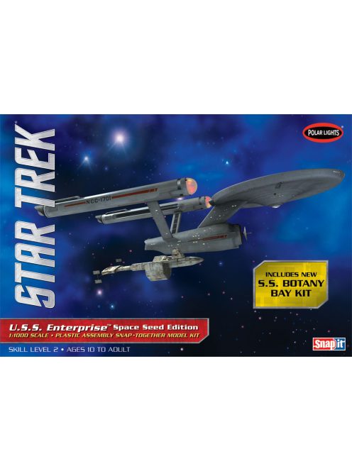 Polar Lights - Star Trek TOS USS Enterprise Space Seed Edition  - SNAP