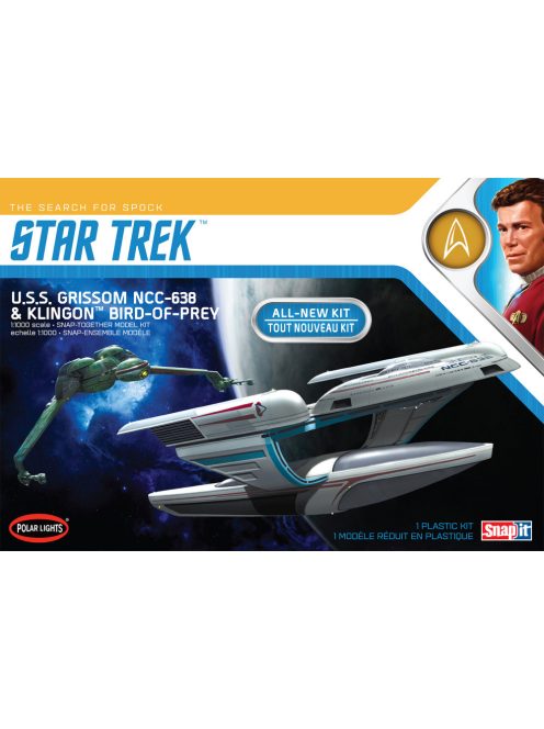 Polar Lights - Star Trek U.S.S. Grissom / Klingon BoP (2-pack)