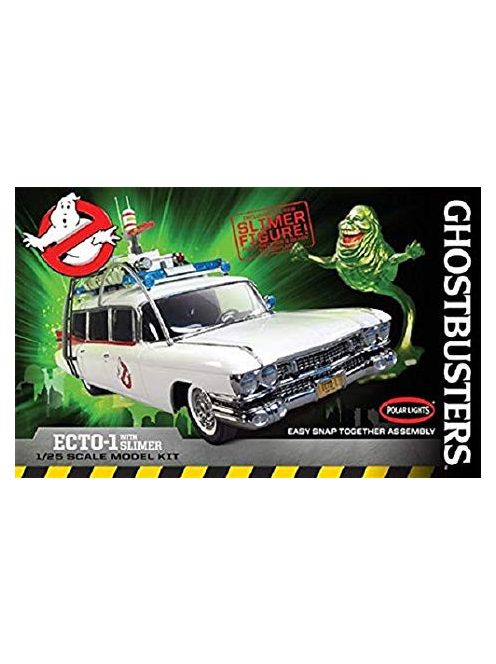 Polar Ligths - Ghostbusters Ecto-1 w/Slimer Figure Snap