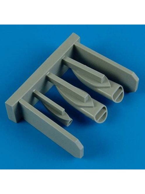 Quickboost - MiG-23 Flogger air scoops for Trumpeter