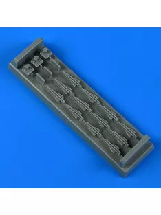   Quickboost - 1/48 Buccaneer S.2C remove before flight covers - AIRFIX