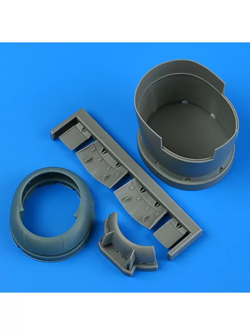 Quickboost - F6F-5 Hellcat cowling and cooling flaps (opened) for Hasegawa