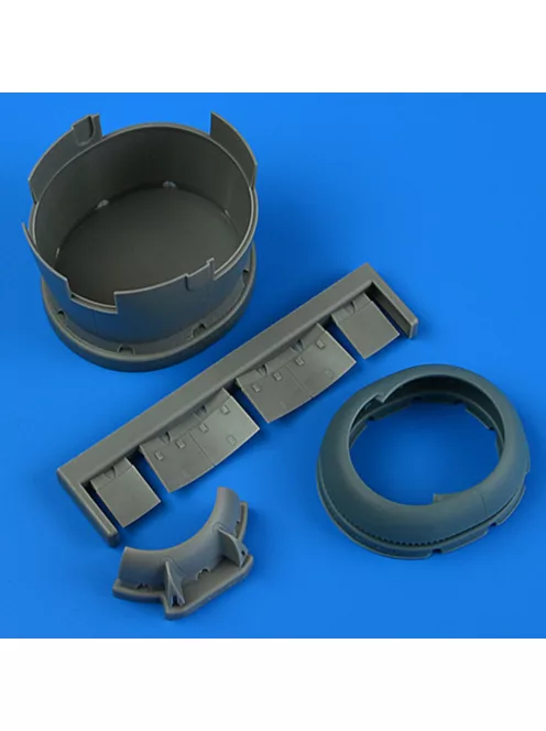 Quickboost - F6F-3 Hellcat early cowling and cooling flaps (closed) for Eduard
