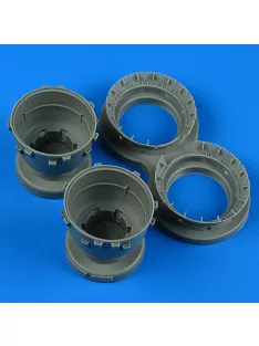   Quickboost - B-25J Mitchell cowlings and cooling flaps (opened) for HK Model