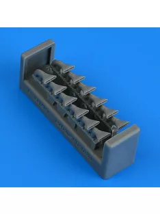 Quickboost - P-39Mk.I Airacobra exhaust - fishtail type