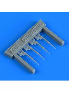   Quickboost - 1/72 Bf 109F/G/K piston rods with undercarriage legs locks for EDUARD kit