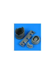   Quickboost - F6F-3 Hellcat early cowling and cooling flaps - closed recommended for Eduard