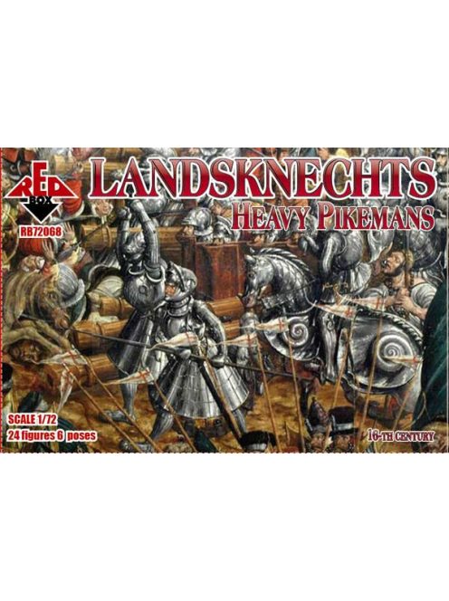 Red Box - Landknechts (Heavy pikemen), 16th centur