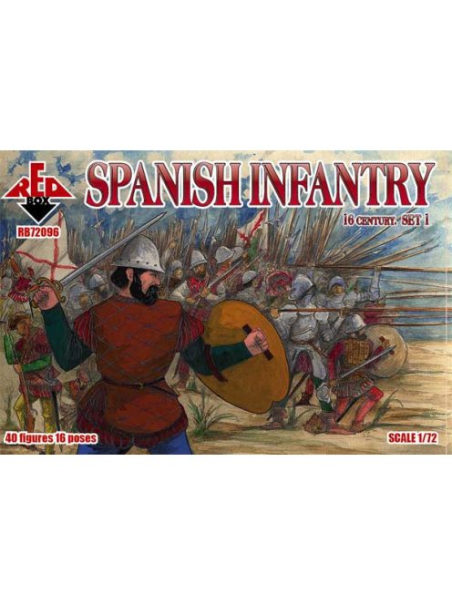 Red Box - Spanish infantry, 16th century, set 1