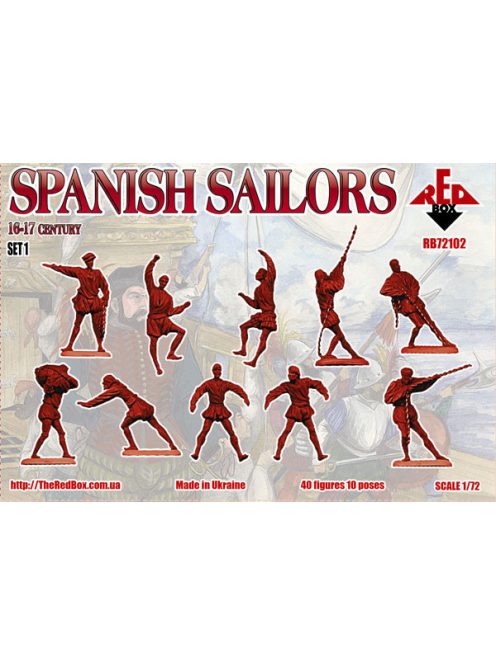 Red Box - Spanish Sailors, 16-17th century