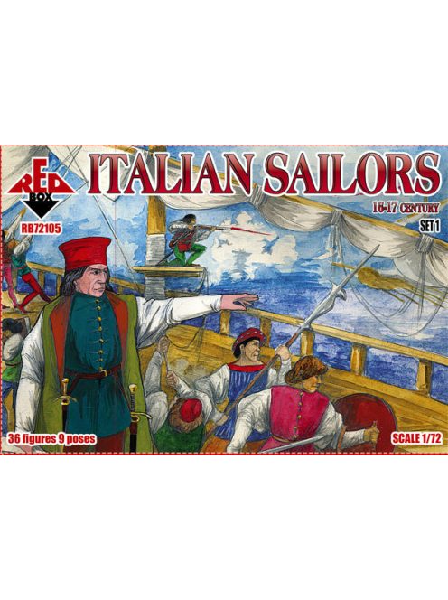 Red Box - Italian Sailors, 16-17th century,set 1