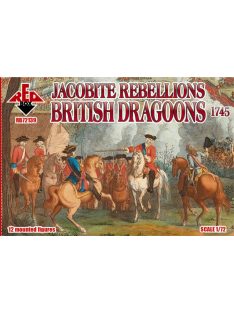 Red Box - Jacobite Rebellion. British dragoons 1745