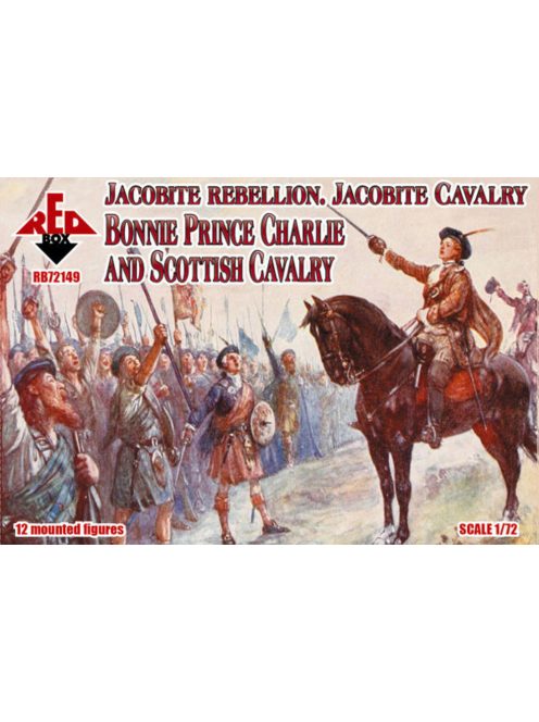 Red Box - Jacobite Rebellion. Jacobite Cavalry. Bonnie Prince Charlie and Scottish Cavalry