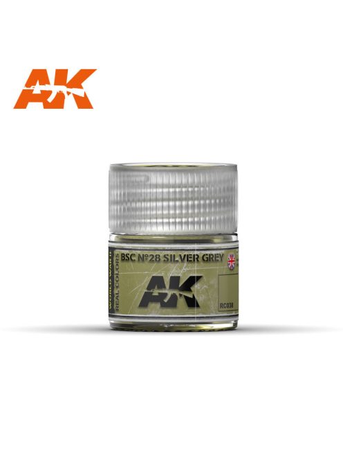 AK Interactive - Bsc Nº28 Silver Grey 10Ml