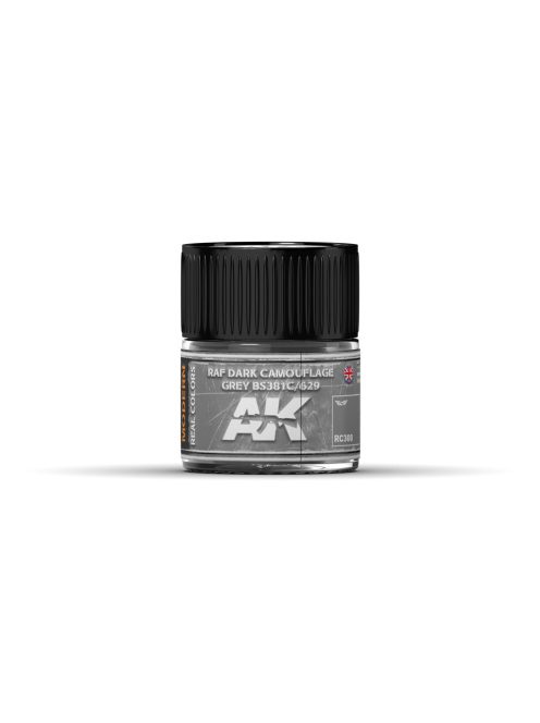 AK Interactive - Raf Dark Camouflage Grey Bs381C/629 - 10Ml