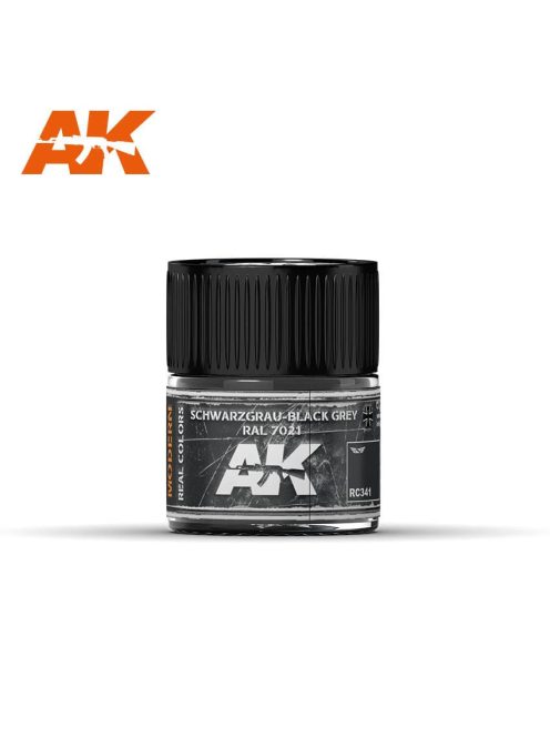 AK Interactive - Schwarzgrau – Black Grey  Ral 7021 - 10Ml