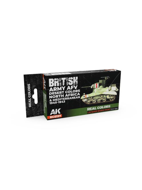 AK Interactive - British Army Afv Desert Colors. North Africa And Mediterranean 1940-1943 Set