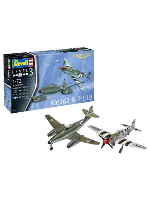 Revell Combat Set Me262 & P-51B 1:72