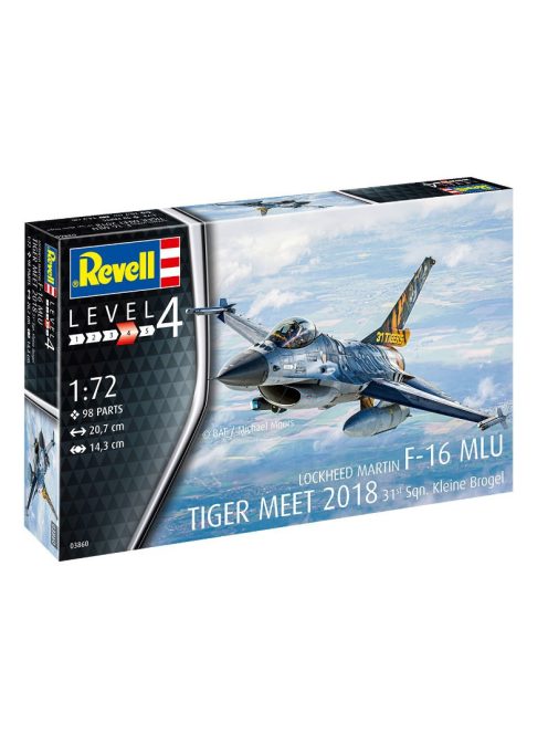 Revell F-16 Mlu 31 Sqn. Kleine Brogel 1:72