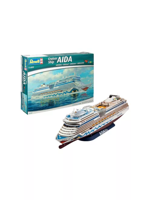 Revell - Cruiser Ship AIDA - AIDAblu  AIDAsol  AIDAmar  AIDAstella 1:400 (5230)