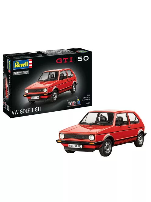 Revell - Geschenkset 50 Jahre VW Golf 1 GTi