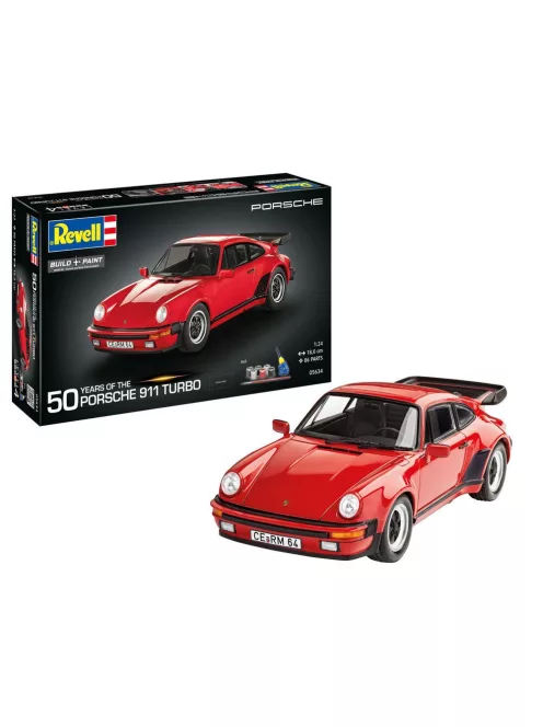 Revell - Geschenkset Porsche 911 Turbo 50th Anniversary