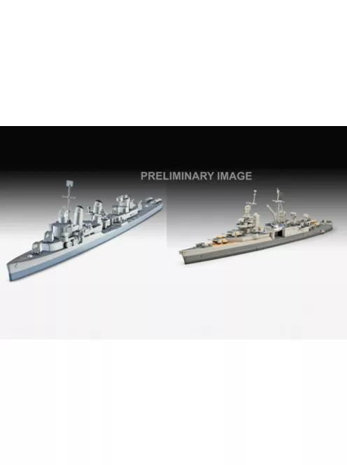 Revell - Pacific Warriors (USS Fletcher   USS Indianapolis)