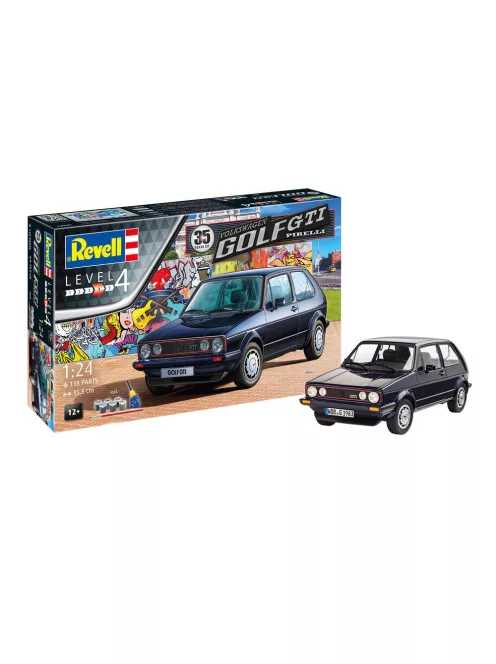 Revell - 35 Years Vw Golf 1 Gti Pirelli Aj nd kszett (5694)