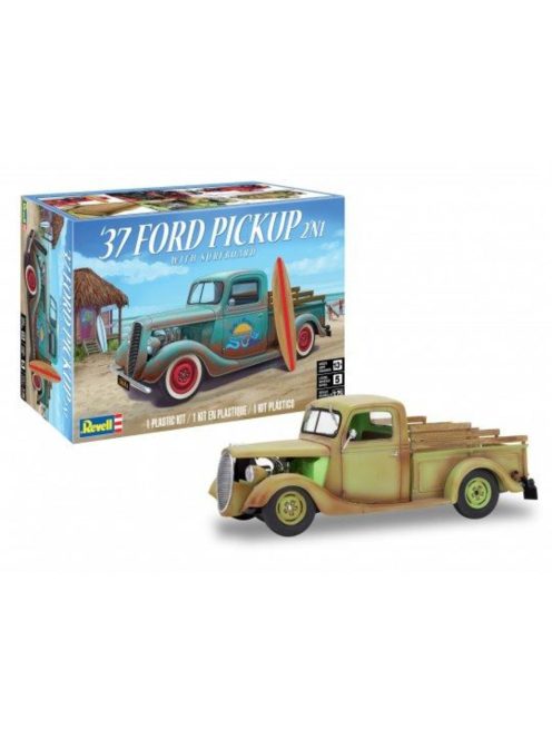 revell - 1937 Ford Pickup Street Rod with Surf Board