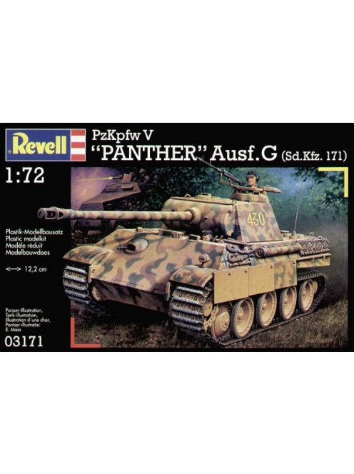 Revell - PzKpfw V. Panther Ausf.G (Sd.Kfz.171) 1:72 (3171)