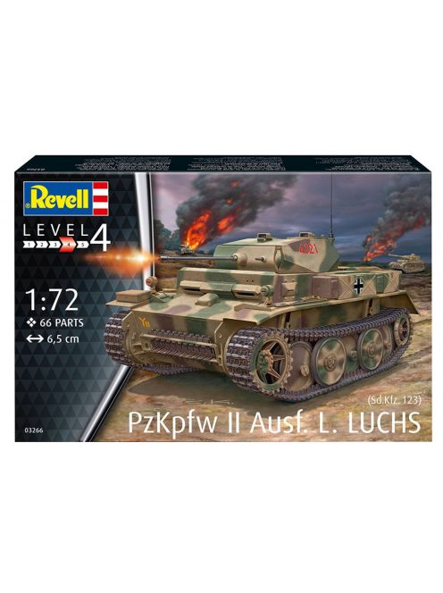 Revell - Pzkpfw Ii Ausf. L "Luchs" (Sd.Kfz. 123), (3266)