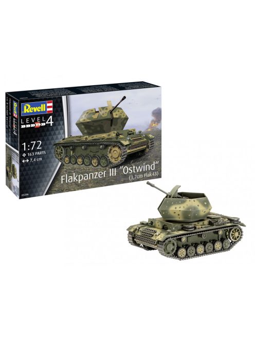 Revell - Flakpanzer III Ostwind 3,7cm Flak 43