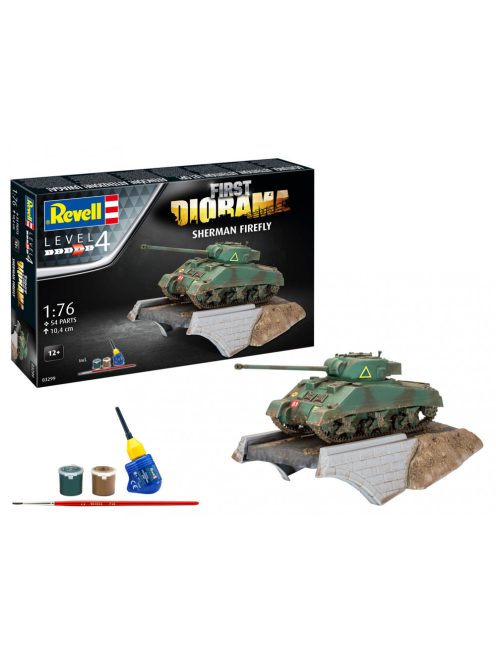 Revell - First Diorama Set - Sherman Firefly