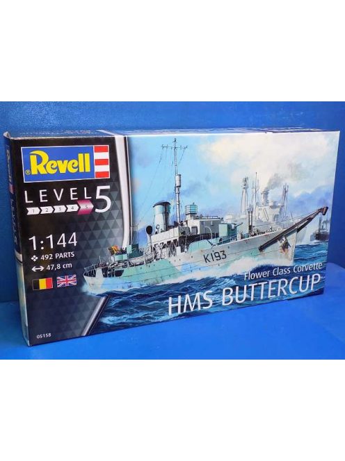 Revell - Flower Class Corvette Hms Buttercup (5158)