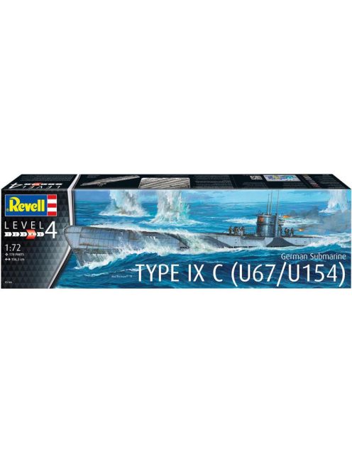 Revell - German Submarine Type IX C (early turret)