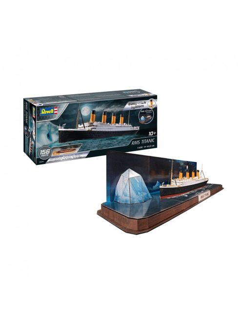 Revell - Gift Set Rms Titanic És 3D Puzzle (Jéghegy) 1:24